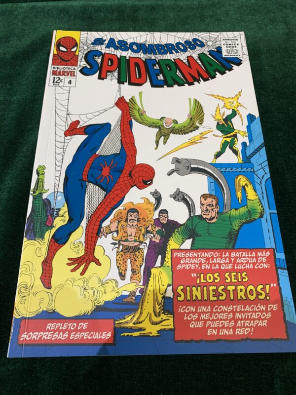 COMICS; « SPIDERMAN » LOTE BIBLIOTECA MARVEL NÚMEROS 1 AL 12 - Imagen 6