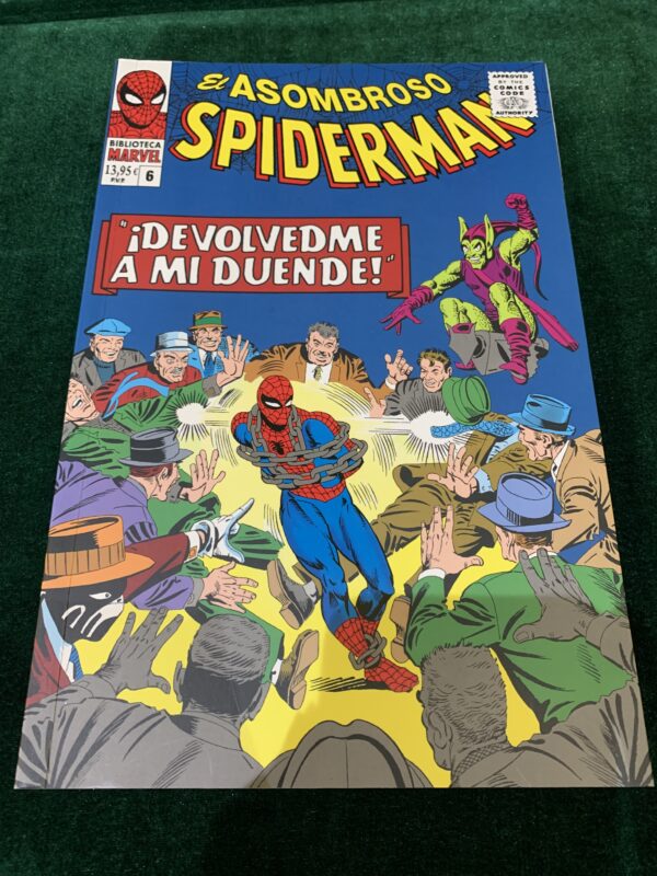 COMICS; « SPIDERMAN » LOTE BIBLIOTECA MARVEL NÚMEROS 1 AL 12 - Imagen 8