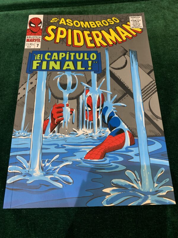 COMICS; « SPIDERMAN » LOTE BIBLIOTECA MARVEL NÚMEROS 1 AL 12 - Imagen 9