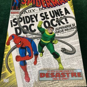 COMICS; « SPIDERMAN » LOTE BIBLIOTECA MARVEL NÚMEROS 1 AL 12