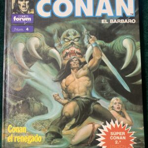COMICS; « SUPER CONAN Nº 4 » 2º EDICIÓN CONAN EL RENEGADO