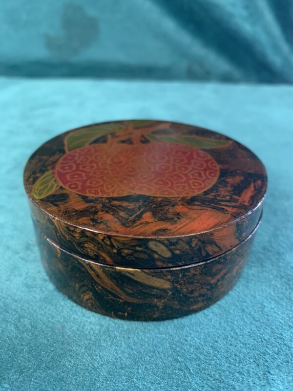 CAJA, JOYERO ALHAJERO DE MADERA DE ABEDUL LACADA CHINA AÑOS 80 - Imagen 3