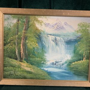 CUADRO OLEO SOBRE LIENZO IMPRESIONISTA FIRMADO HASAM.