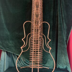 GUITARRA VINTAGE PORTA CD AÑOS 80/90
