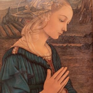 CUADROS: LAMINA SOBRE CHAPA REPRODUCIENDO ”MADONNA” DE FILIPPO LIPPI
