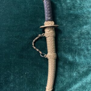 MODELISMO: KATANA EN MINIATURA EN ACERO INOXIDABLE