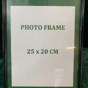 PORTAFOTOS; MARCO DE ALUMINIO EN NEGRO FOTOS DE 20X25