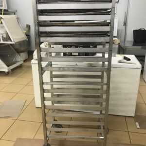 INOX: CARRO BANDEJERO DE PANADERÍA PROFESIONAL ACERO INOXIDABLE