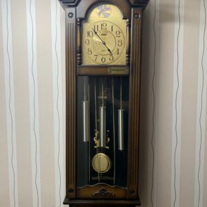 RELOJ; RELOJ DE PARED KAISER EN MADERAS NOBLES