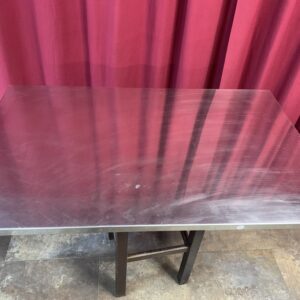 INOX: ESTANTERIA ACERO INOXIDABLE 18/10 PLEGADA 105X65 CM