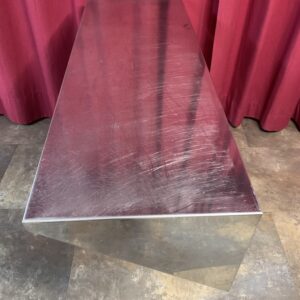 INOX: ESTANTERIA ACERO INOXIDABLE 18/10 PLEGADA 113X40 CM