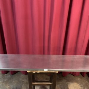 INOX: ESTANTERIA ACERO INOXIDABLE 18/10 PLEGADA 145X30 CM