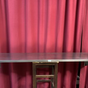 INOX: ESTANTERIA ACERO INOXIDABLE 18/10 PLEGADA 145X30 CM