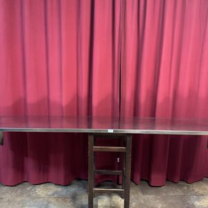 INOX: ESTANTERIA ACERO INOXIDABLE 18/10 PLEGADA 200X40 CM