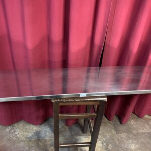 INOX: ESTANTERIA ACERO INOXIDABLE 18/10 PLEGADA 170X30 CM