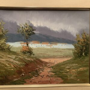 CUADROS: OLEO SOBRE TABLA IMPRESIONISTA FDO. F. RUK