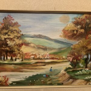 CUADROS: OLEO SOBRE TABLA FIRMADO PISCA