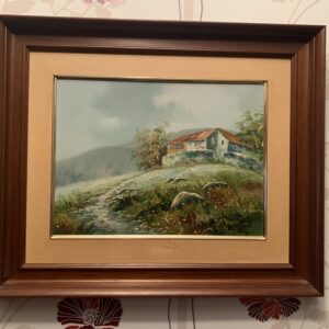 CUADROS: OLEO IMPRESIONISTA SOBRE TABLA ANONIMO