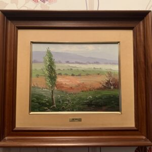 CUADROS: OLEO SOBRE TABLA AUTOR R. GOMEZ.