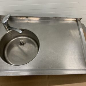 INOX: FREGADERO COLGANTE EN INOX DE UN SENO