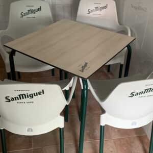 LOTE SILLAS Y MESAS DE TERRAZA SAN MIGUEL
