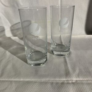 COPAS; LOTE 2 VASOS PEPSI.