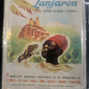 CARTEL PUBLICITARIO EN CHAPA METÁLICA LANJARON.