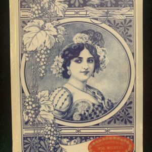 CARTEL PUBLICITARIO EN CHAPA METÁLICA ”PASAS DE MALAGA”.